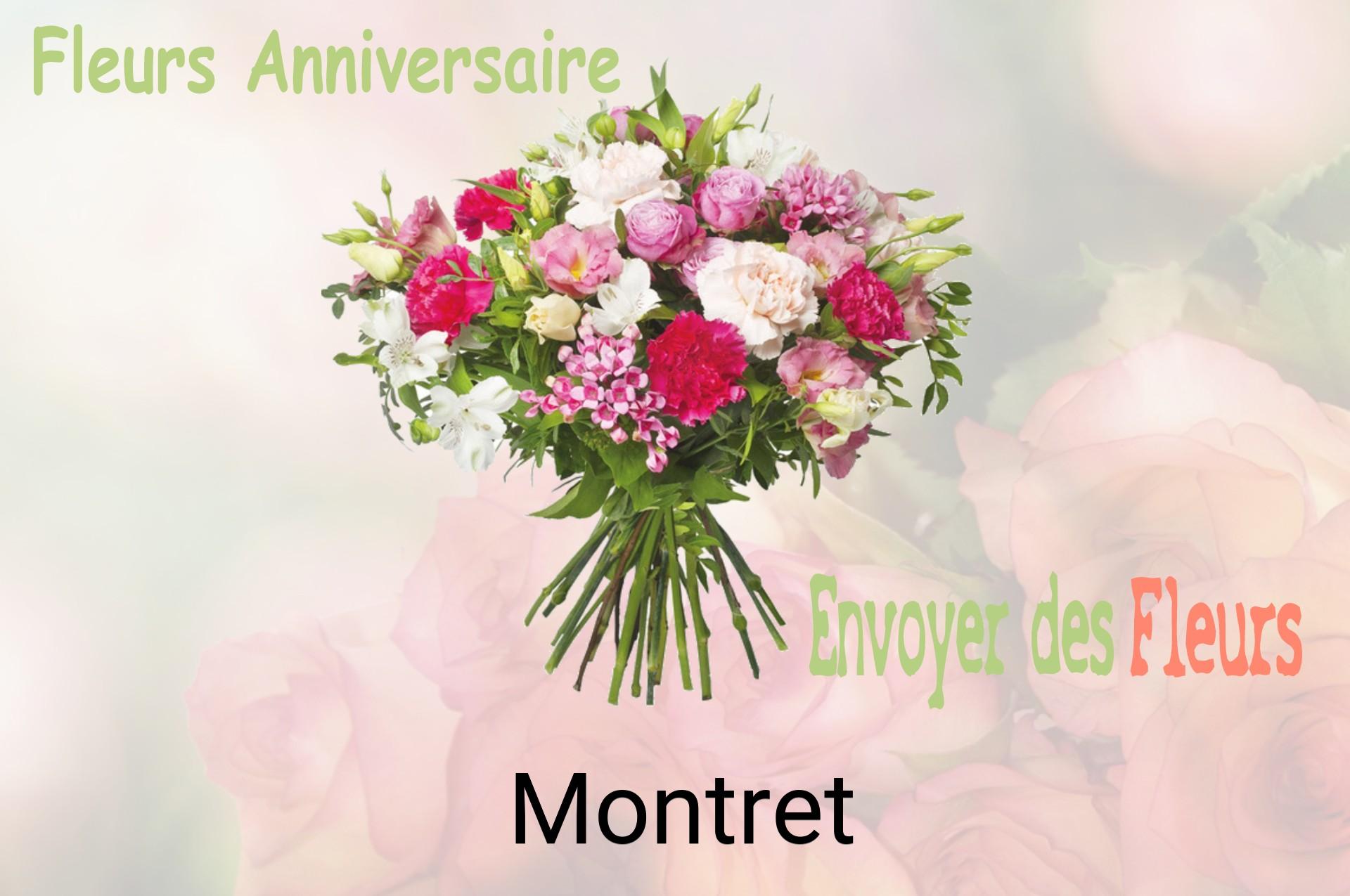 Bouquet de fleurs d’anniversaire livré à Montret